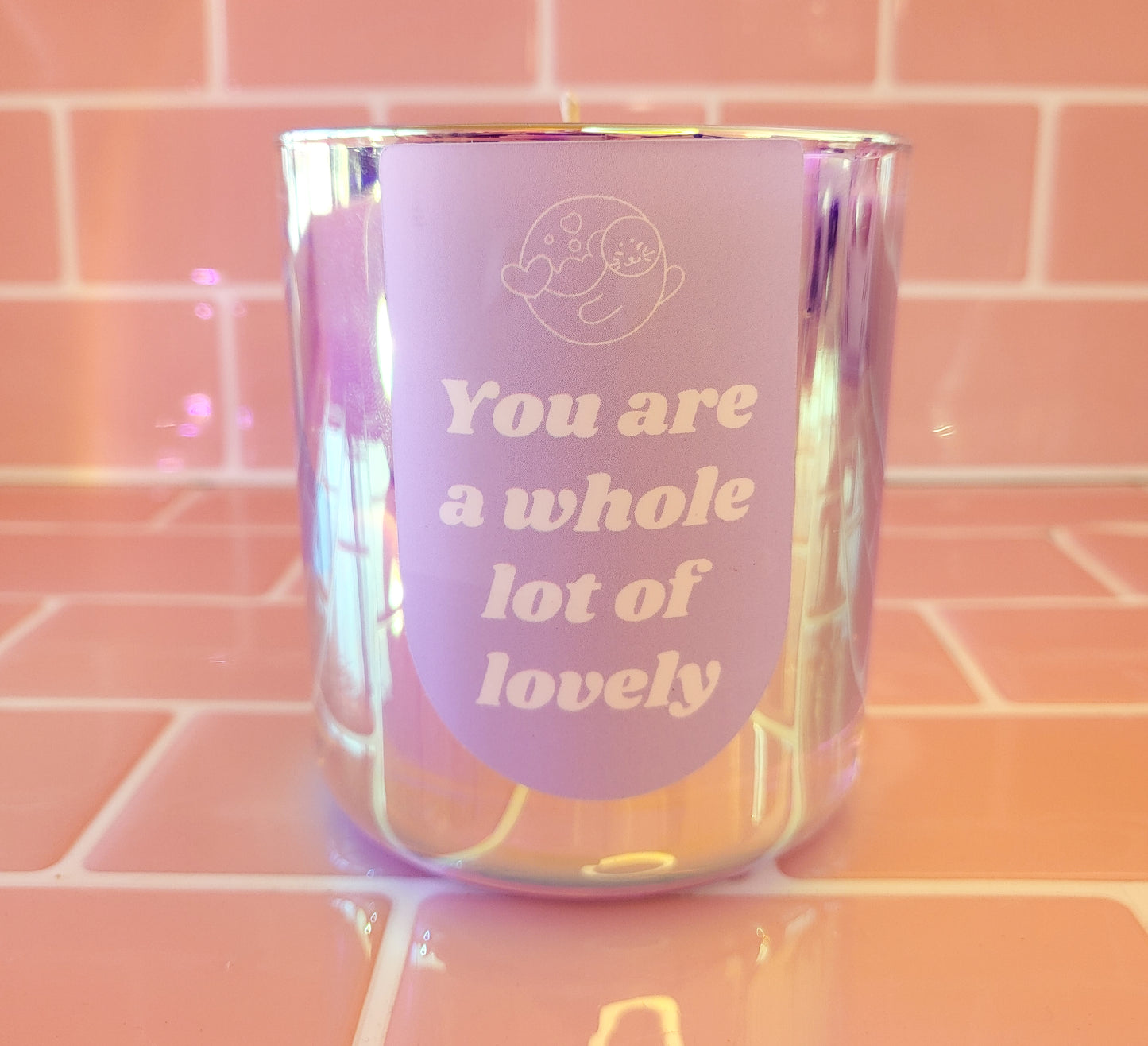 Kookosvahakynttilä "You are a whole lot of lovely"