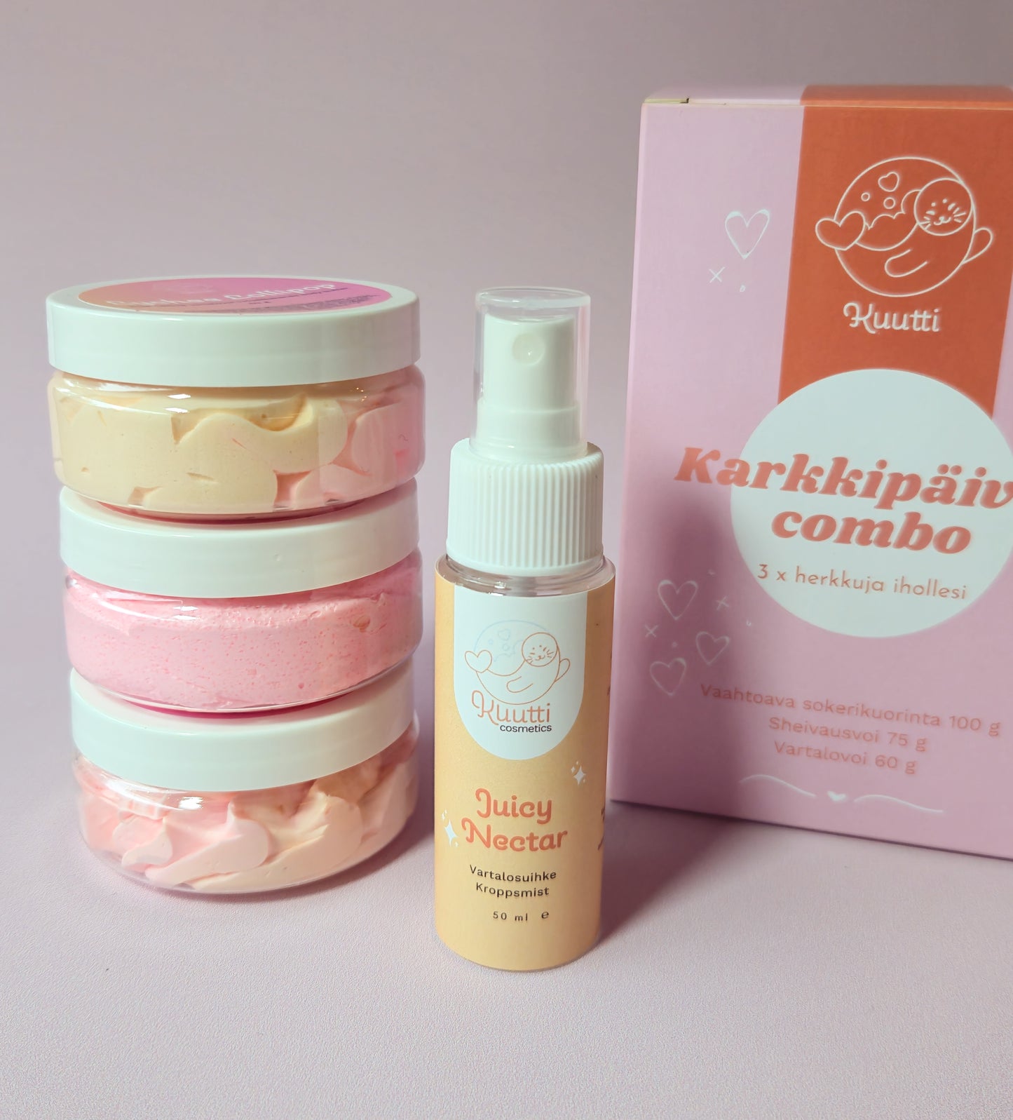 Karkkipäiväkombo: Lychee Lollipop