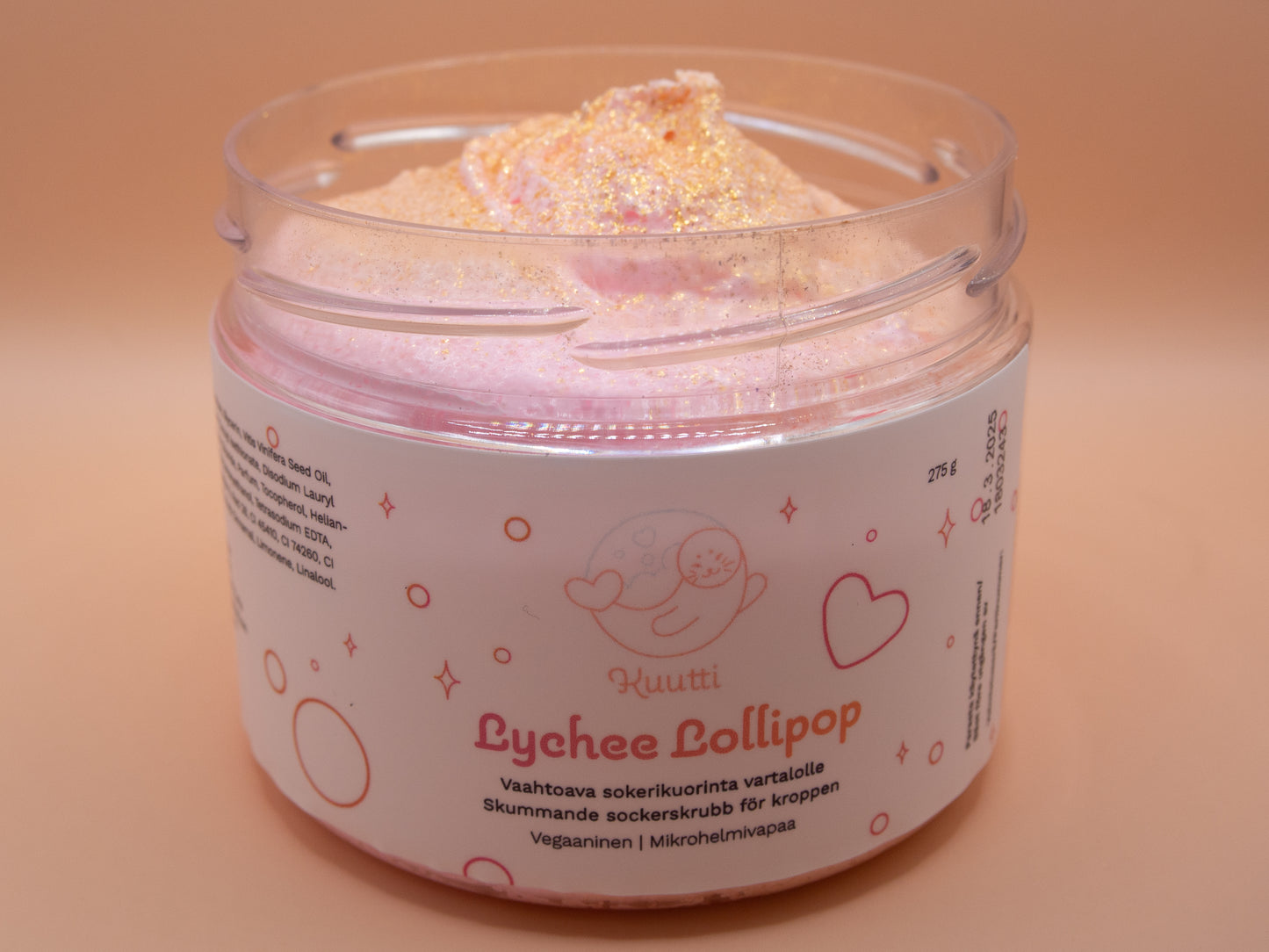 Sokerikuorinta: Lychee Lollipop