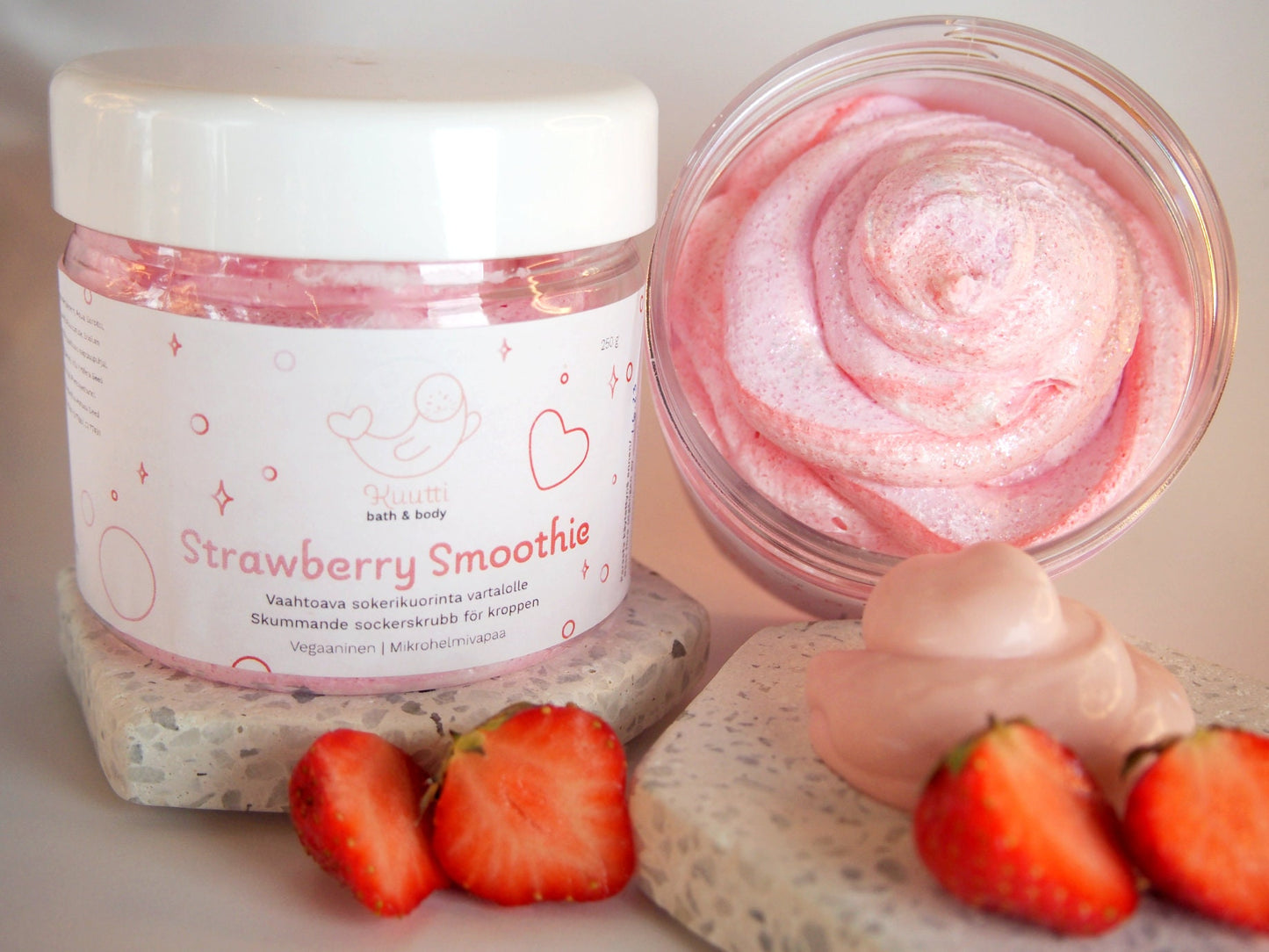 Sokerikuorinta: Strawberry Smoothie