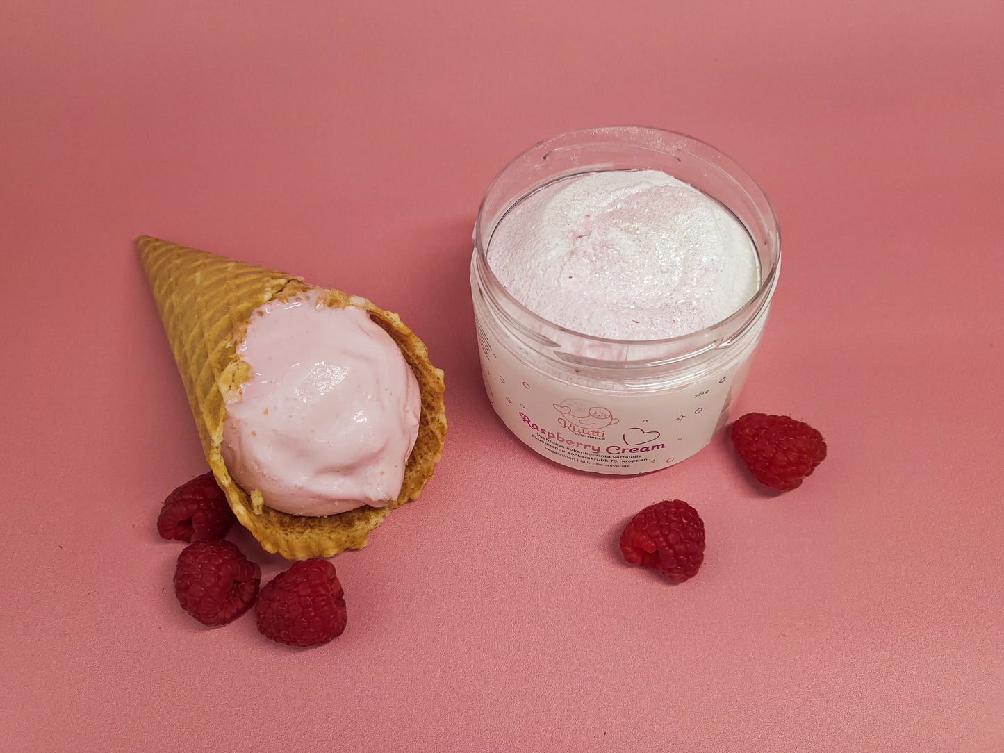 Sokerikuorinta: Raspberry Cream